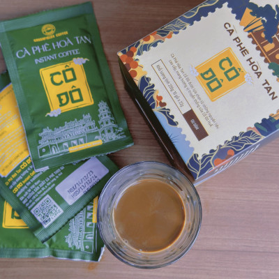 Cà phê hoà tan Cố Đô gu thơm 3in1 (hộp 10 gói x 22g)