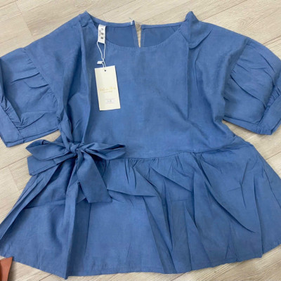 Áo kiểu nữ đẹp form rộng hàng Quảng châu, chất liệu vải mềm mát, phong cách Hàn Quốc, Áo Babydoll tay ngắn NeSa Shop