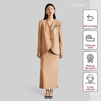 Váy bút chì OLIVE thiết kế cao cấp WHITE CHIC