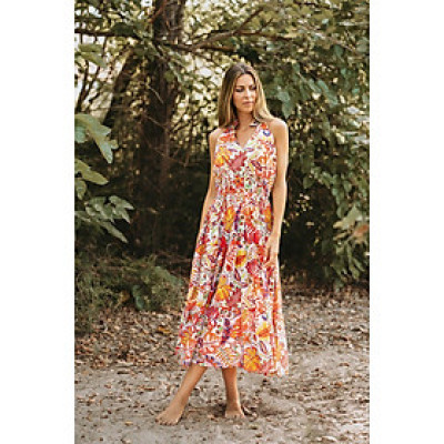 Maxi Hoa Cotton Isla Bonita