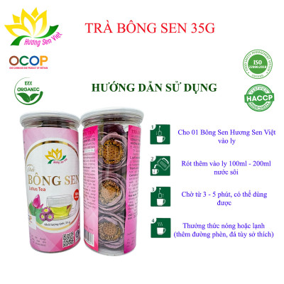 TRÀ BÔNG SEN HŨ 35G - HƯƠNG SEN VIỆT