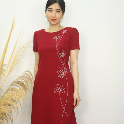 Đầm công sở TIFALU dáng suông trẻ trung 