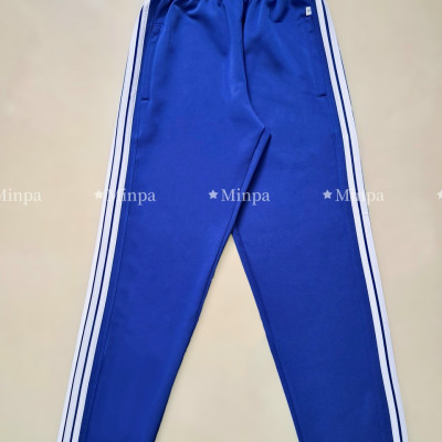 QUẦN thể dục Poly XANH BÍCH 3 sọc poly 2 da co giãn 4 chiều - Quần dài thể thao nam nữ 3 sọc chất liệu poly cao cấp