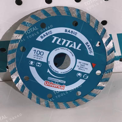 ĐĨA CẮT GẠCH KHÔ ƯỚT SIZE 100-230 TOTAL TAC2131003, TAC2131153, TAC2131803, TAC2132303 - HÀNG CHÍNH HÃNG