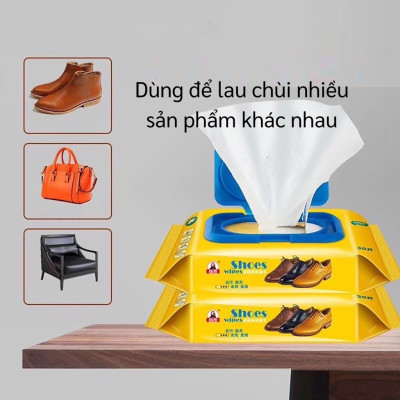 Giấy lau giày bịch 30 tờ , vệ sinh giày thể thao , các loại da , siêu sạch , tiện lợi nhỏ gọn dễ dàng mang theo mọi nơi 