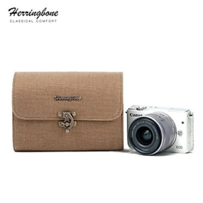 Túi đựng máy ảnh tiny mellow - Herringbone, hàng chính hãng.