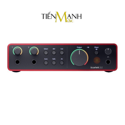 [BH 3 Năm] Full Bộ Focusrite 2i2 Studio Gen 4 - Sound Card Scarlett Bộ Thu Âm Focus USB SoundCard  - Gen4 Hàng Chính Hãng