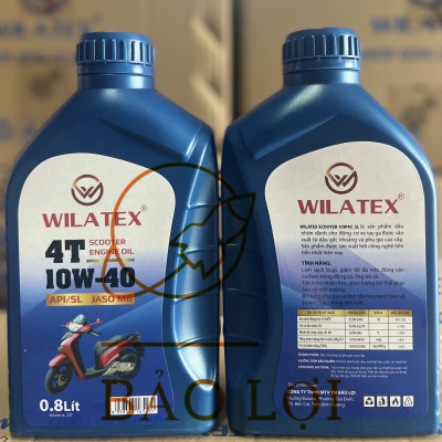 Nhớt xe máy WILATEX 4T 10W40 MB 800ml