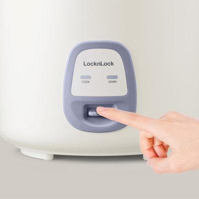 Nồi Cơm Điện LocknLock Electric Rice Cooker 1.8L EJR462IVY 700W, Hàng Chính Hãng, Giữ Ấm - JoyMall