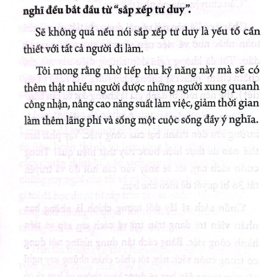Những Điều Công Ty Không Dạy Bạn - Bí Quyết Sắp Xếp Tư Duy Của Người Làm Việc Năng Suất Cao