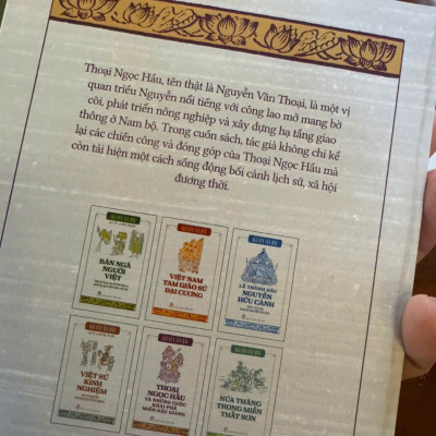 (Boxset 6 Cuốn)  NHỮNG TÁC PHẨM KHẢO CỨU NGUYỄN VĂN HẦU: Lễ Thành Hầu Nguyễn Hữu Cảnh, Bản ngã người Việt, Việt Nam tam giáo sử đại cương, Việt sử kinh nghiệm, Thoại Ngọc Hầu và những cuộc khai phá miền Hậu Giang, Nửa tháng trong miền Thất Sơn - NXB Trẻ