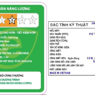 Tủ lạnh Samsung Inverter 655 lít Side By Side RS70F65Q3TSV - HÀNG CHÍNH HÃNG - CHỈ GIAO HCM