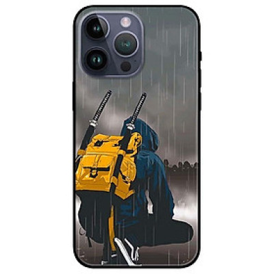 Ốp lưng dành cho Iphone 14 - Iphone 14 Plus - Iphone 14 Pro - Iphone 14 Pro Max - Dưới Mưa Ba Lô Vàng