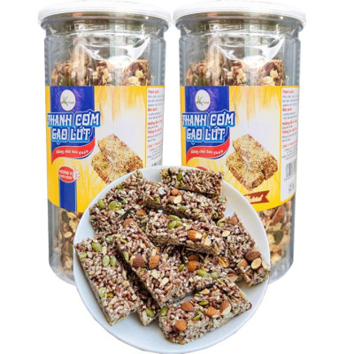 [Combo 2 Hũ] Thanh Gạo Lứt Ngũ Cốc Siêu Hạt Thơm Ngon SK FOOD - Mỗi Hũ 250g