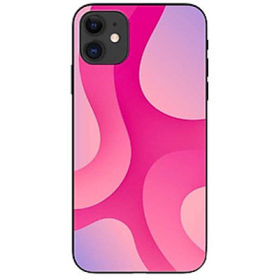 Ốp lưng dành cho Iphone 12 Mini mẫu Họa Tiết Đỏ Cam