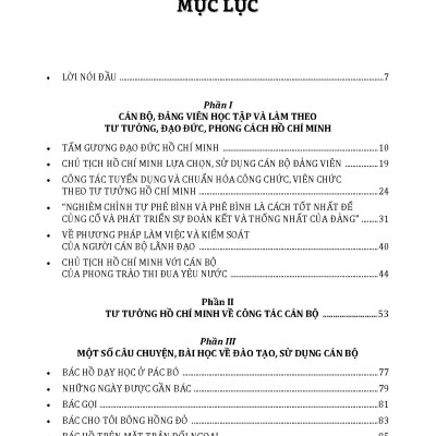 Hồ Chí Minh Gương Sáng Cho Muôn Đời: Tư Tưởng Hồ Chí Minh Về Công Tác Cán Bộ 