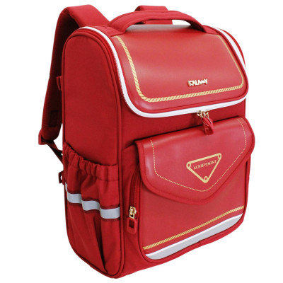 Ba Lô Chống Gù - Kala Y TC2587_BT.0039 - Màu Đỏ Rượu - Tặng Kèm Túi Vải