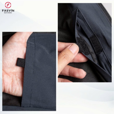 Bộ quần áo gió nam 2 lớp có mũ FASVIN BC24639.HN vải thể thao cao cấp lót vải thun hàng chính hãng