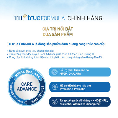 Thùng 24 hộp sản phẩm dinh dưỡng công thức từ sữa tươi cho trẻ từ 1 đến 2 tuổi TH true FORMULA 110 ml (110 ml x 24)