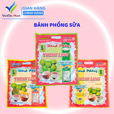 Bánh phồng sữa cốt dừa Thanh Long-Bến Tre (bịch 10c)