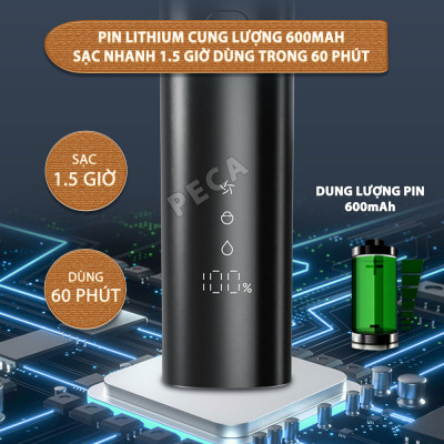 Máy cạo râu khô và ướt KEMEI KM-T87 chống thấm nước IPX7 công suất 5W sạc USB - Chính hãng