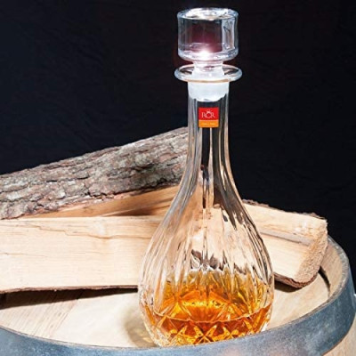 Bình Rượu Thuỷ Tinh Pha Lê Ý RCR - Opera Round Bottle 900ml