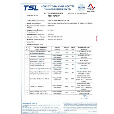 TỔ YẾN TINH CHẾ VỤN - HỘP 50GR - BẢO SƠN TRUE NEST