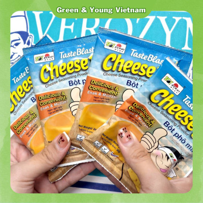 Bột Phô Mai Cam Verozyme Malaysia 30gr - Soy Asahi - Dùng làm khoai lắc , gà viên lắc , topping trà sữa