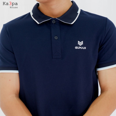 Áo Thun Polo Casual GUMAN Deep Blue GDB112