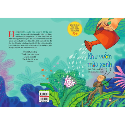 Sách - Thơ Cho Bé Tập Đọc Trôi Chảy, Diễn Cảm: Khu Vườn Màu Xanh  - NXB Phụ Nữ
