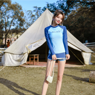 Bộ đồ bơi, bikini tắm biển nữ kín đáo quần áo dài che nắng - B.38