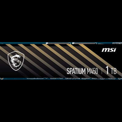 Ổ cứng SSD MSI SPATIUM M450 | PCIe , Gen3 x4 NVMe M.2 | Read 3600 MB/s - Write 3000 MB/s | 600TBW | Bảo hành 5 năm | Hàng Chính Hãng
