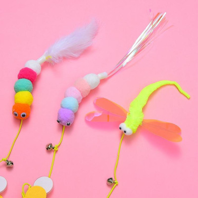 ĐỒ CHƠI CẦN CÂU DÀNH CHO MÈO ĐUỔI BẮT LINH HOẠT