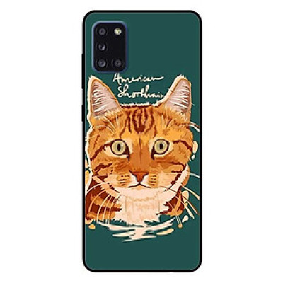Ốp lưng dành cho Samsung A31 mẫu Mèo Vàng Xanh