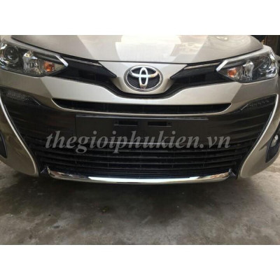 Ốp cản trước Toyota Vios 2019 mạ Crom cao cấp