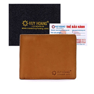 HJ2101 - Bóp nam Huy Hoàng da bò màu da