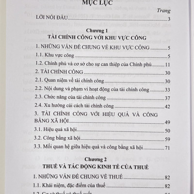 Sách - Giáo Trình Tài Chính Công