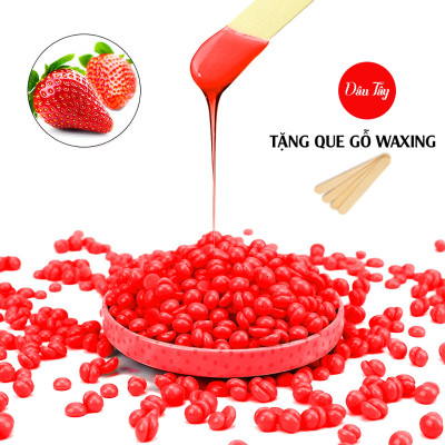 SÁP WAX TẨY LÔNG NÓNG CAO CẤP Giúp Da Láng Mịn, An Toàn, Lành Tính, Không Đau - Phù hợp mọi loại da, Hiệu quả wax tẩy lông nách, wax tẩy lông các vùng, bikini, wax lông tại nhà, tẩy da chết - Tặng que gỗ chà sáp