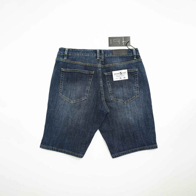 Quần Short Jeans Nam Rách Cao Cấp HUNTER X-RAYS Form Slimfit Thun Màu Xanh S60