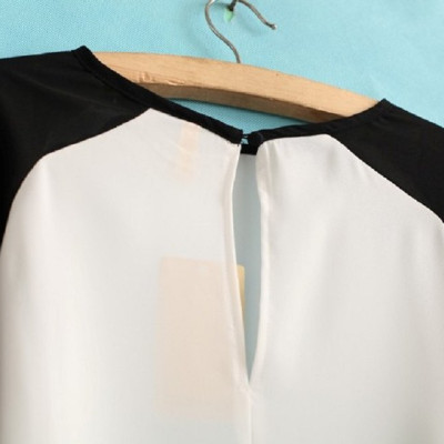 Áo nữ dài tay phối màu 80