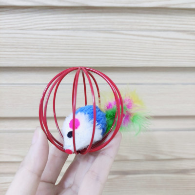 Đồ Chơi Cho Mèo Bóng Lồng Chuột Lông Vũ