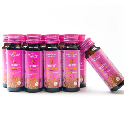 Combo 6 Hộp (60 Chai) Nước Đông Trùng Hạ Thảo Hector Collagen (Tiết kiệm 180k)
