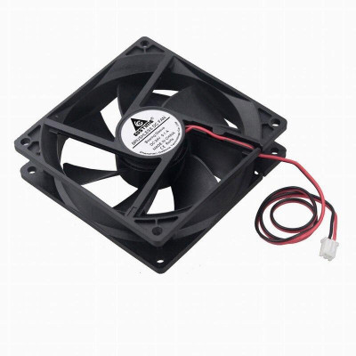 1 Pieces Gdstime DC 24V 2Pin 90mm 92mm x 25mm Brushless CPU Computer Case Cooling Fan 92x92x25mm Exhaust Heatsink Cooler 9225