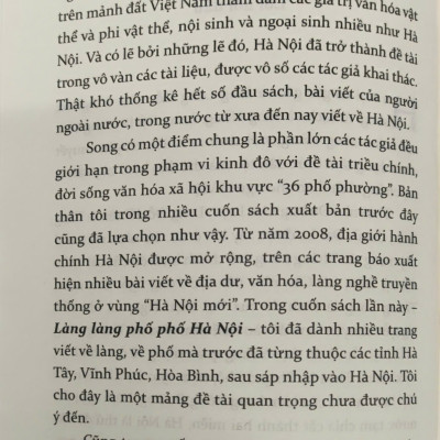Sách - Làng làng phố phố Hà Nội (Nguyễn Ngọc Tiến) (Nhã Nam Official)