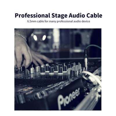 Cáp âm thanh Male to Male HiFi Mạ vàng cho Guitar / Bộ khuếch đại / Micrô VENTION 6.5mm