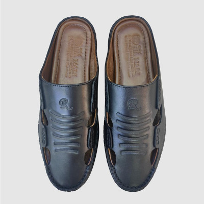 Dép Bít Mũi Nam HÀ NAM Da Bò Thật Cao Cấp GSB20117