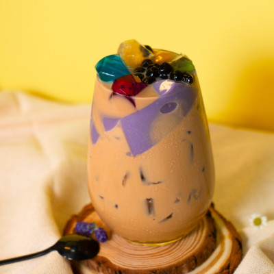 Combo 2 Túi Bột trà sữa vị nướng + truyền thống 3in1 Déli - 1kg pha chế trà sữa tiện lợi, nhanh chóng