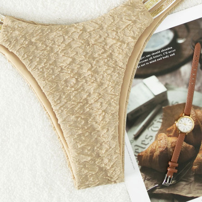 Mẫu Bikini hai mảnh Sling cạp cao hình chữ U chuẩn dáng chảnh