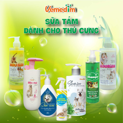 Vemedim Vime-Yucca (mèo) men vi sinh khử mùi hôi cát mèo không độc hại, gói 100g
