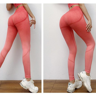 Bộ Quần Áo Thể Thao Nữ Gồm Quần Dài Và áo Ngắn Tay Croptop Vải Dệt Kim Quảng Châu ( Áo đã sẵn mút nâng ngực )